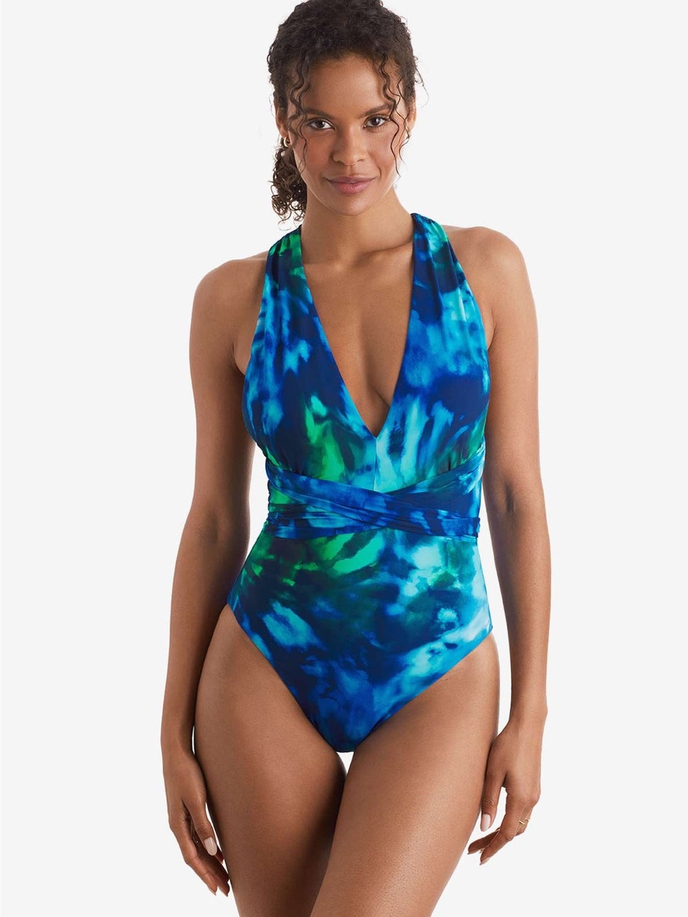 Mimi Flamingo Wren One Piece - Saltwater Tie Dye Swimsuit